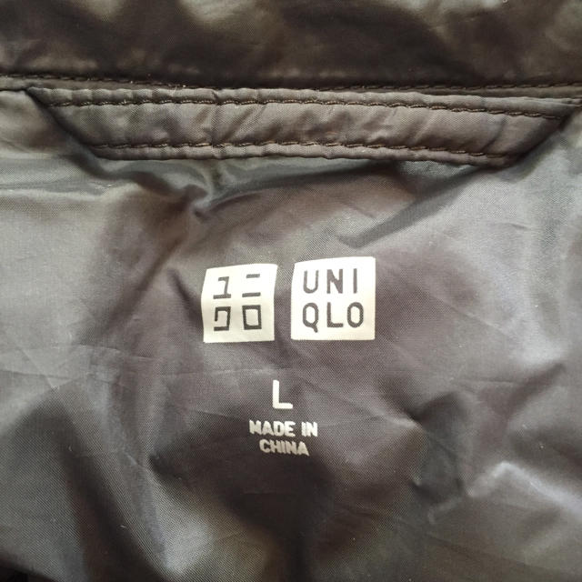 UNIQLO(ユニクロ)のユニクロ ウルトラライトダウン メンズ L ライトグレー 美品 メンズのジャケット/アウター(ダウンジャケット)の商品写真