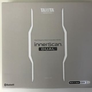 タニタ(TANITA)のinner scan dual RD-909-GD (グレイッシュゴールド)(体重計/体脂肪計)