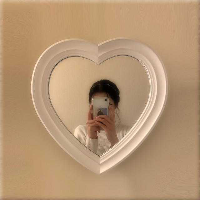 Francfranc - Francfranc ハートウォールミラー 白の通販 by Francfranc - Francfranc ハートウォールミラー 白の通販 by