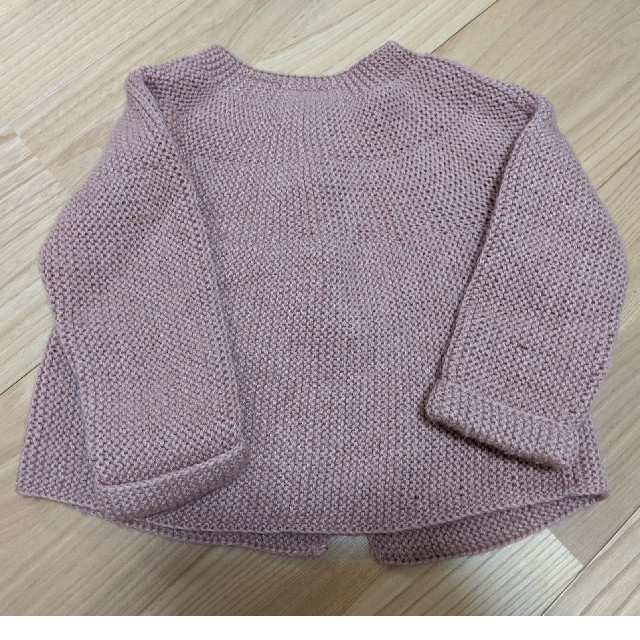 ZARA KIDS(ザラキッズ)のザラベビー　ニット　カーディガン キッズ/ベビー/マタニティのキッズ服女の子用(90cm~)(ニット)の商品写真