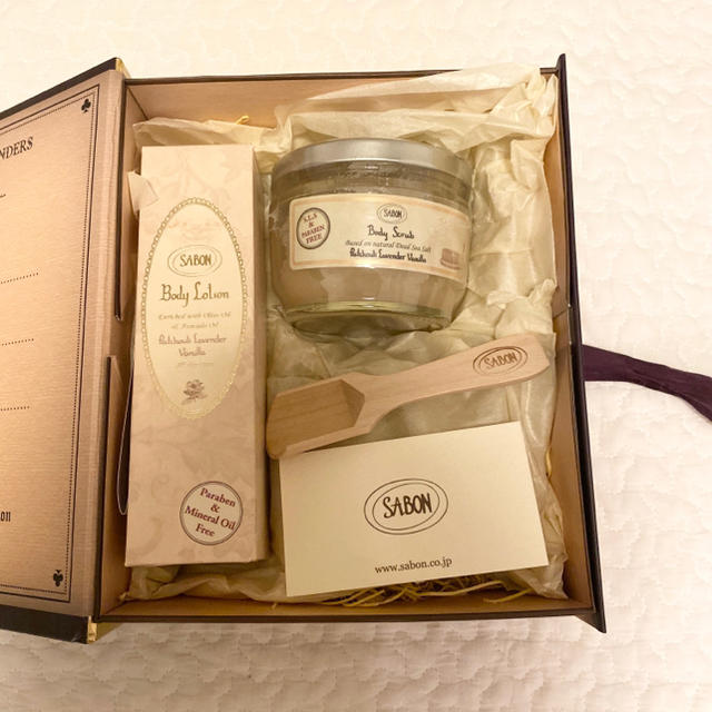 SABON(サボン)の【訳あり】新品・未使用　SABON ボディローション＋ボディスクラブS セット コスメ/美容のボディケア(ボディスクラブ)の商品写真