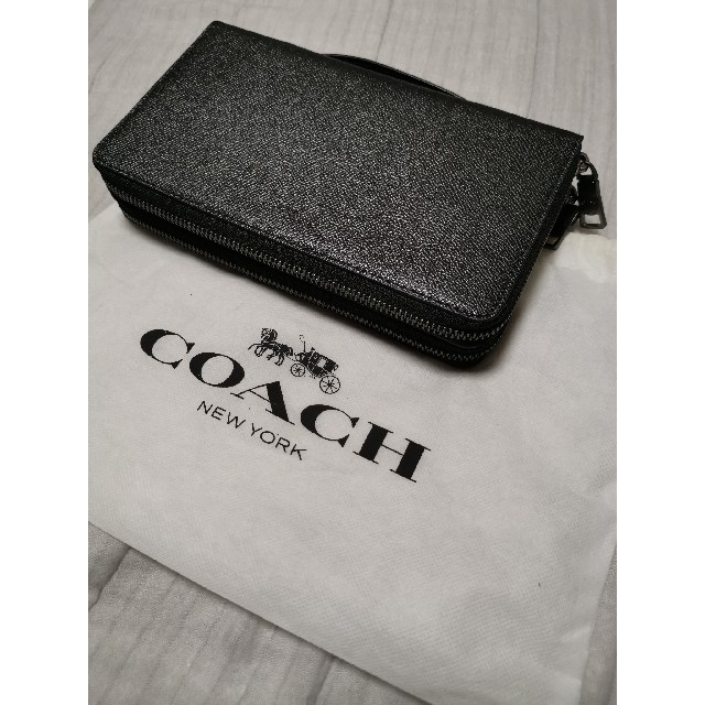 COACH(コーチ)のWファスナー オーガナイザー トラベルケース メンズのファッション小物(長財布)の商品写真