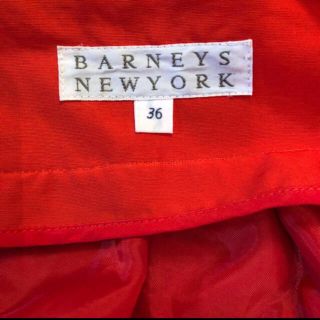 バーニーズニューヨーク(BARNEYS NEW YORK)のバーニーズの真っ赤のふんわりスカート♡(ひざ丈スカート)