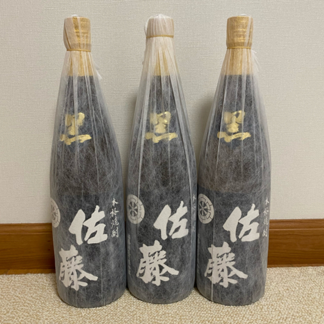 芋焼酎　佐藤・黒　1800ml  3本セット焼酎