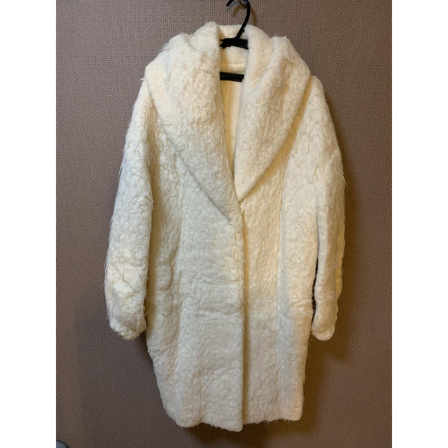 styling/フードシャギーコート - elunique.in