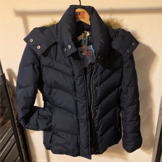 トミーヒルフィガー(TOMMY HILFIGER)のTOMMY HILFIGER トミーヒルフィガー ダウンXS レディース 中古 (ダウンジャケット)