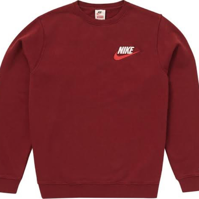 メンズ【値引き！】supreme×NIKE 18AW crew neck