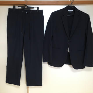 【SOLOTEX】TW TRO ネイビー ジャケット パンツ セット スーツ