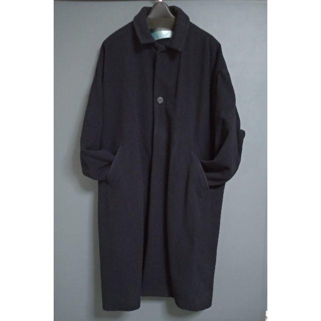 Dulcamara ウールモッサーBIGコート/NAVY