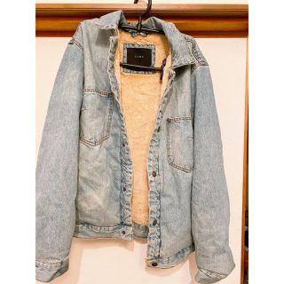 ザラ(ZARA)のzara ザラ デニムジャケット ボア ファー(Gジャン/デニムジャケット)