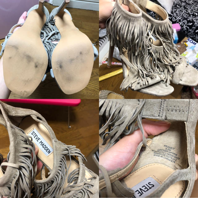 Steve Madden(スティーブマデン)のsteve madden fringe stilettos スティーブ マデン レディースの靴/シューズ(ハイヒール/パンプス)の商品写真