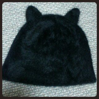 エイチアンドエム(H&M)の猫耳帽子 ♡(ニット帽/ビーニー)
