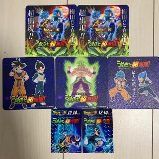 ドラゴンボール(ドラゴンボール)のうめきた超迷宮　ドラゴンボール　非売品　シール　コースター(ステッカー（シール）)