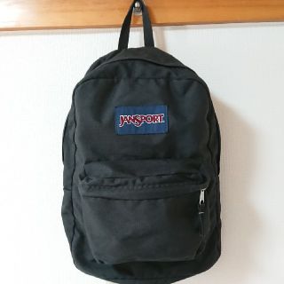 ジャンスポーツ(JANSPORT)のJANSPORTジャンスポ リュック 黒 (リュック/バックパック)