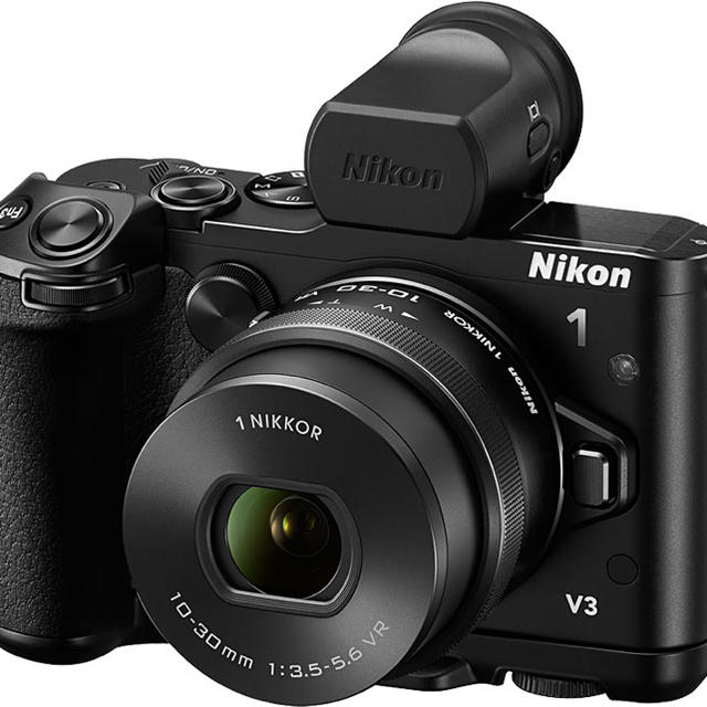 Nikon(ニコン)のNikon 1 V3 プレミアムキット スマホ/家電/カメラのカメラ(ミラーレス一眼)の商品写真