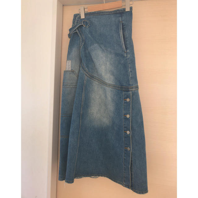 TSUMORI CHISATO(ツモリチサト)の2017AW ツモリチサト ロングラップデニムスカート 1日限定特価‼︎ レディースのスカート(ロングスカート)の商品写真