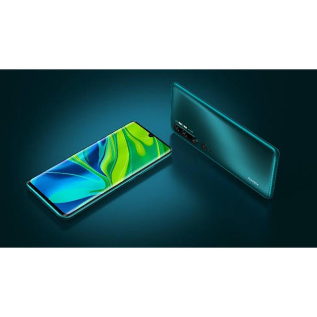 ANDROID - 即発送 Xiaomi Mi Note10（6/128GB global版）　緑