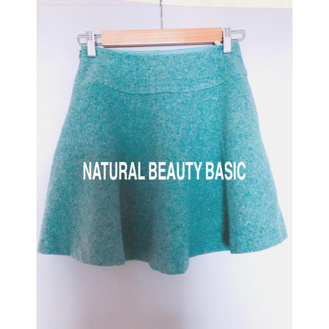 NATURAL BEAUTY BASIC(ナチュラルビューティーベーシック)の＊ナチュラルビューティーベーシック＊ スカート サイズ Ｓ フレアスカート レディースのスカート(ミニスカート)の商品写真