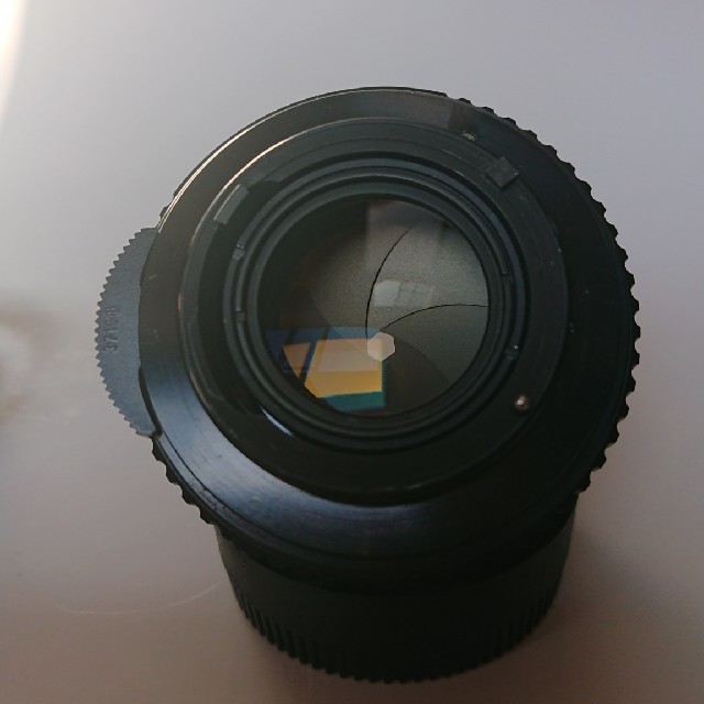 PENTAX(ペンタックス)のフード付き！ペンタックス SMC TAKUMAR 55mm f1.8 スマホ/家電/カメラのカメラ(レンズ(単焦点))の商品写真