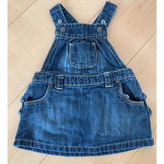 オールドネイビー(Old Navy)の●オールドネイビー●美品！デニム  サロペットスカート70センチ相当　6-12m(スカート)