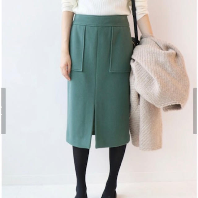 IENA(イエナ)のちょれい様専用☆IENA モッサタイトミモレスカート レディースのスカート(ひざ丈スカート)の商品写真