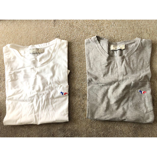 メゾンキツネ(MAISON KITSUNE')のMAISONKITSUNE Tシャツセット　Lサイズ(Tシャツ/カットソー(半袖/袖なし))