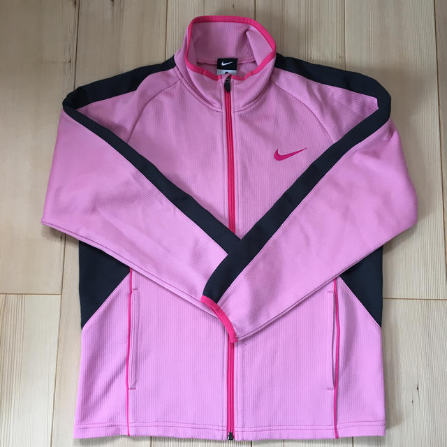 NIKE(ナイキ)のナイキ☆レディース ジャージ☆Lサイズ ［上下セットのパンツMサイズも出品中］ スポーツ/アウトドアのランニング(ウェア)の商品写真