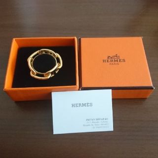 エルメス(Hermes)のエルメス シューヌダンクル スカーフリング ゴールド HERMES(リング(指輪))