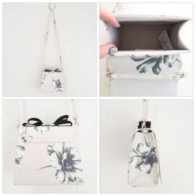 SNIDEL(スナイデル)のスナイデル バッグ トップリボン 花柄  レディースのバッグ(ショルダーバッグ)の商品写真
