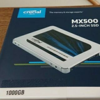 MX500 CT1000MX500SSD1 中古品 美品 使用期間1年未満(PCパーツ)