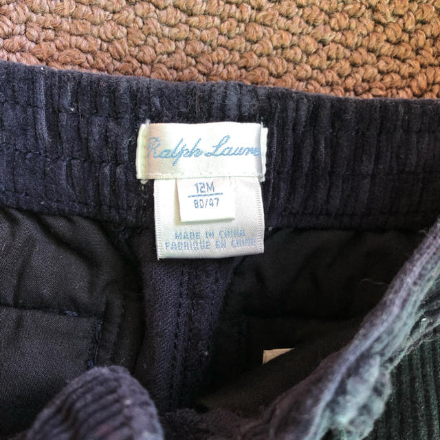 Ralph Lauren(ラルフローレン)のラルフローレン ベビー　コーデュロイパンツ　size80 キッズ/ベビー/マタニティのベビー服(~85cm)(パンツ)の商品写真