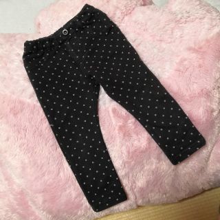 サンカンシオン(3can4on)の3can4on☆黒ドット ストレッチパンツsize90
(パンツ/スパッツ)