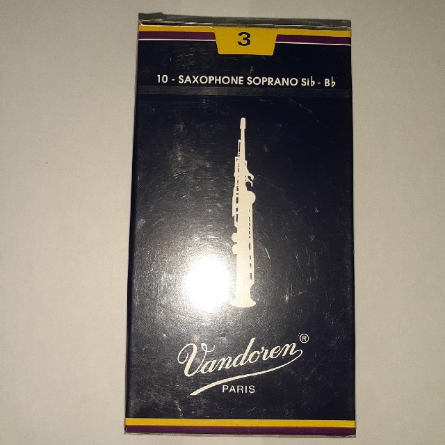 ソプラノサックス用バンドレンリード　トラディショナル(青箱)３番　未開封新品 楽器の管楽器(サックス)の商品写真