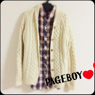 ページボーイ(PAGEBOY)のPAGEBOY♡チェックシャツワンピ(シャツ/ブラウス(長袖/七分))