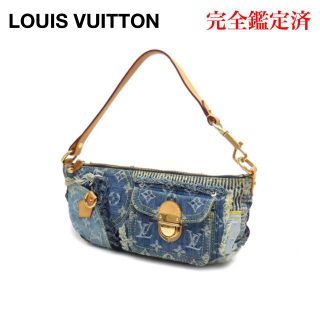 ルイヴィトン(LOUIS VUITTON)のルイヴィトン モノグラム デニム パッチワーク パウチィ M95382(ショルダーバッグ)