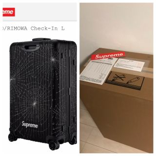 シュプリーム(Supreme)の4/12まで出品 未開封 Supreme/RIMOWA Check-In L (トラベルバッグ/スーツケース)