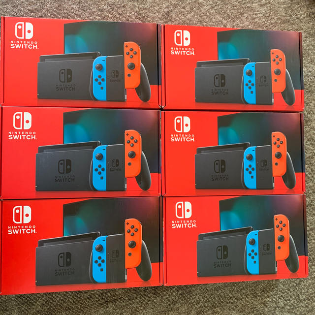 【新品未開封】新型ニンテンドースイッチ本体 新品 switch 6台まとめ売り