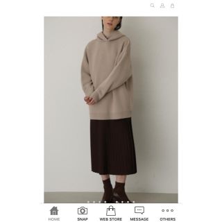 RIM.ARK リムアーク ハイネックニットフーディーの通販 by hiro's shop ...