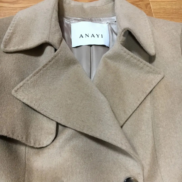 ANAYI(アナイ)の専用です☆ANAYI ☆カシミア混コート☆ 美品 レディースのジャケット/アウター(ロングコート)の商品写真
