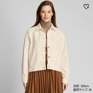 ユニクロ(UNIQLO)の最終値下げ！UNIQLO⭐コーデュロイオーバーサイズジャケット(Gジャン/デニムジャケット)