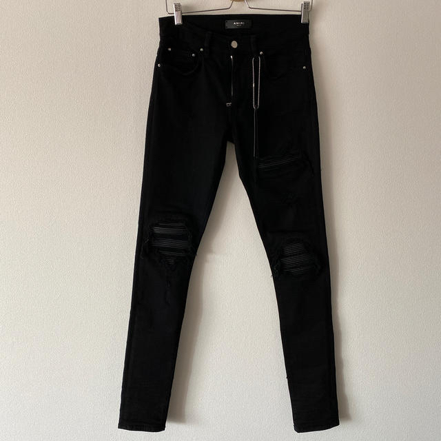 Saint Laurent - Amiri MX1 デニムジーンズ ブラック28インチ 新品の Saint Laurent - Amiri MX1 デニムジーンズ ブラック28インチ 新品の