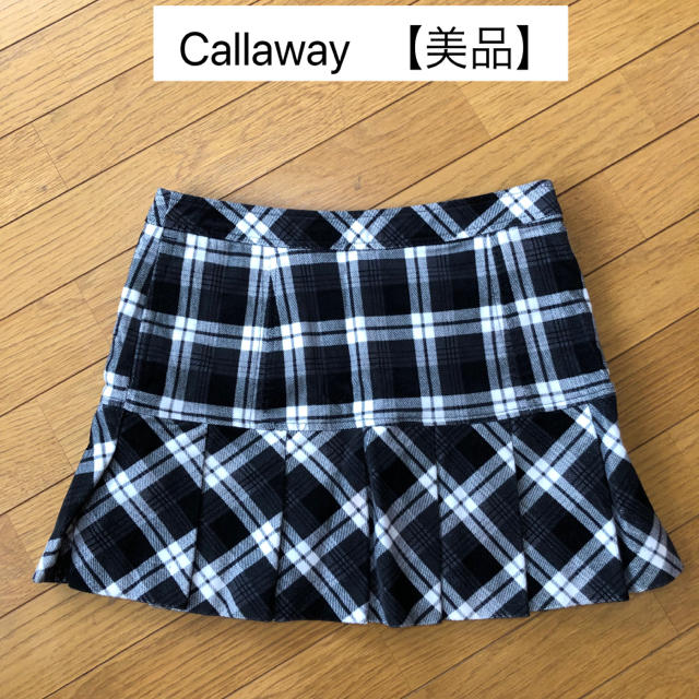 美品 秋冬モデル Callaway キャロウェイ ゴルフ スカート ウェア