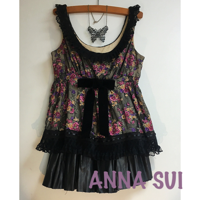 ANNA SUI☆レース トップス キャミソール-