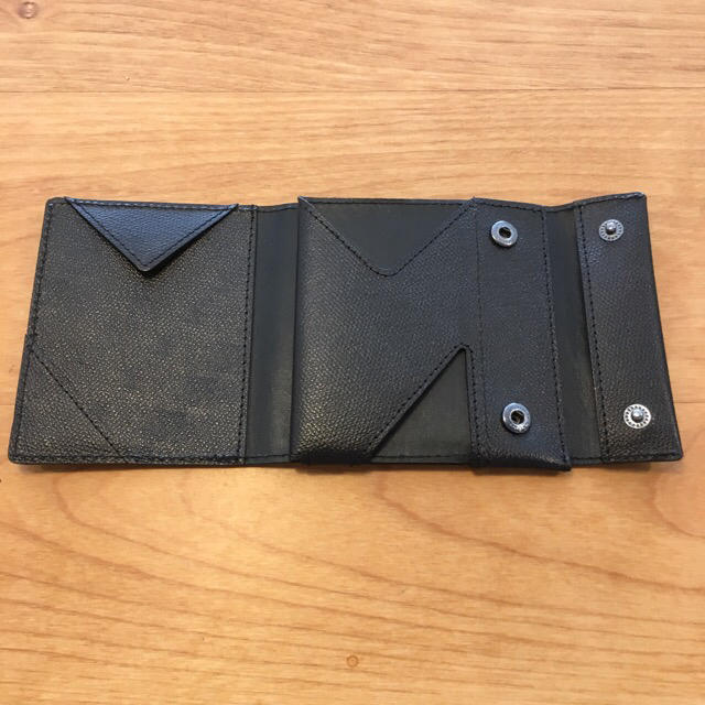 薄い財布 abrasus (アブラサス) ブラック メンズのファッション小物(折り財布)の商品写真