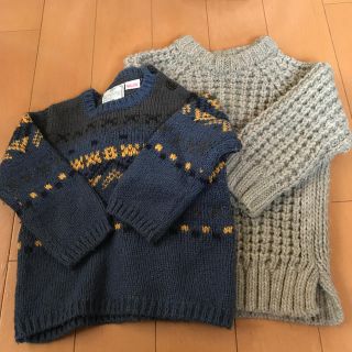 ザラ(ZARA)ののん様　専用　ZARA ザラキッズ　グレー(ニット)