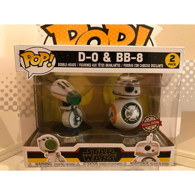 Disney(ディズニー)のFUNKO POP! スターウォーズ　D-0 BB-8セット限定版 エンタメ/ホビーのフィギュア(SF/ファンタジー/ホラー)の商品写真