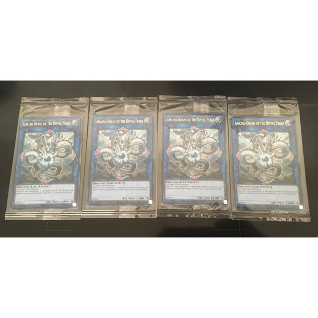 5%OFF】 OF AMATSU-OKAMI - 遊戯王 THE 4枚セット PEAKS DIVINE