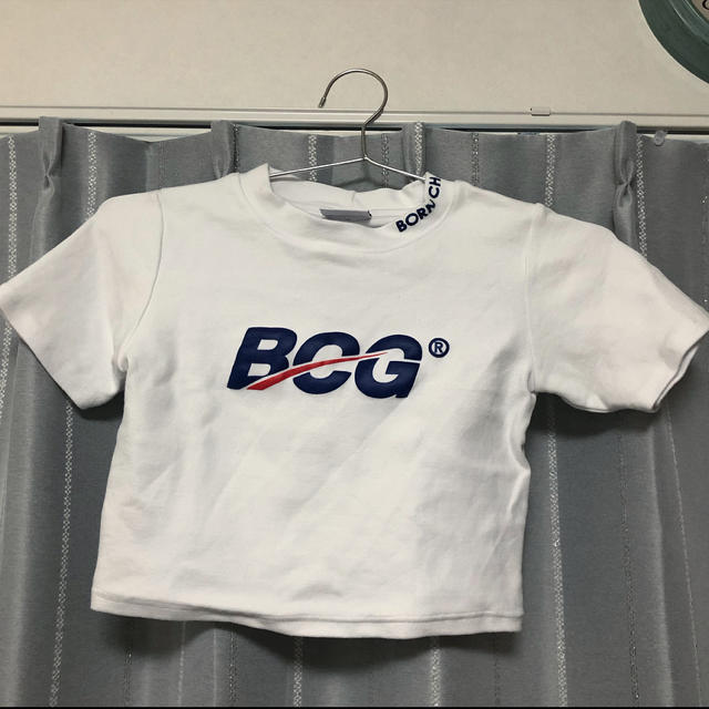 STYLENANDA(スタイルナンダ)のBCGロゴ　トップス　BORN CHAMPS レディースのトップス(Tシャツ(半袖/袖なし))の商品写真