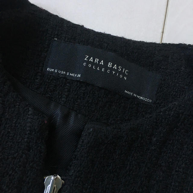 ZARA(ザラ)の値下げ＊ZARA 異素材ロングジャケット コート レディースのジャケット/アウター(ロングコート)の商品写真