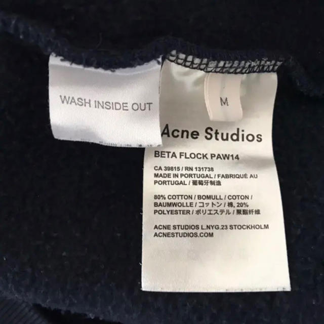 Acne Studios  BETA FLOCK PAW14